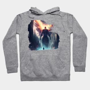 Monster with huge wings Hoodie